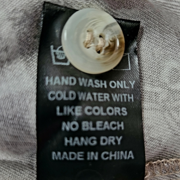 Vici Collared Button Up Brown Floral Print Shirt Dress Coverup Size Medium - Picture 5 of 5